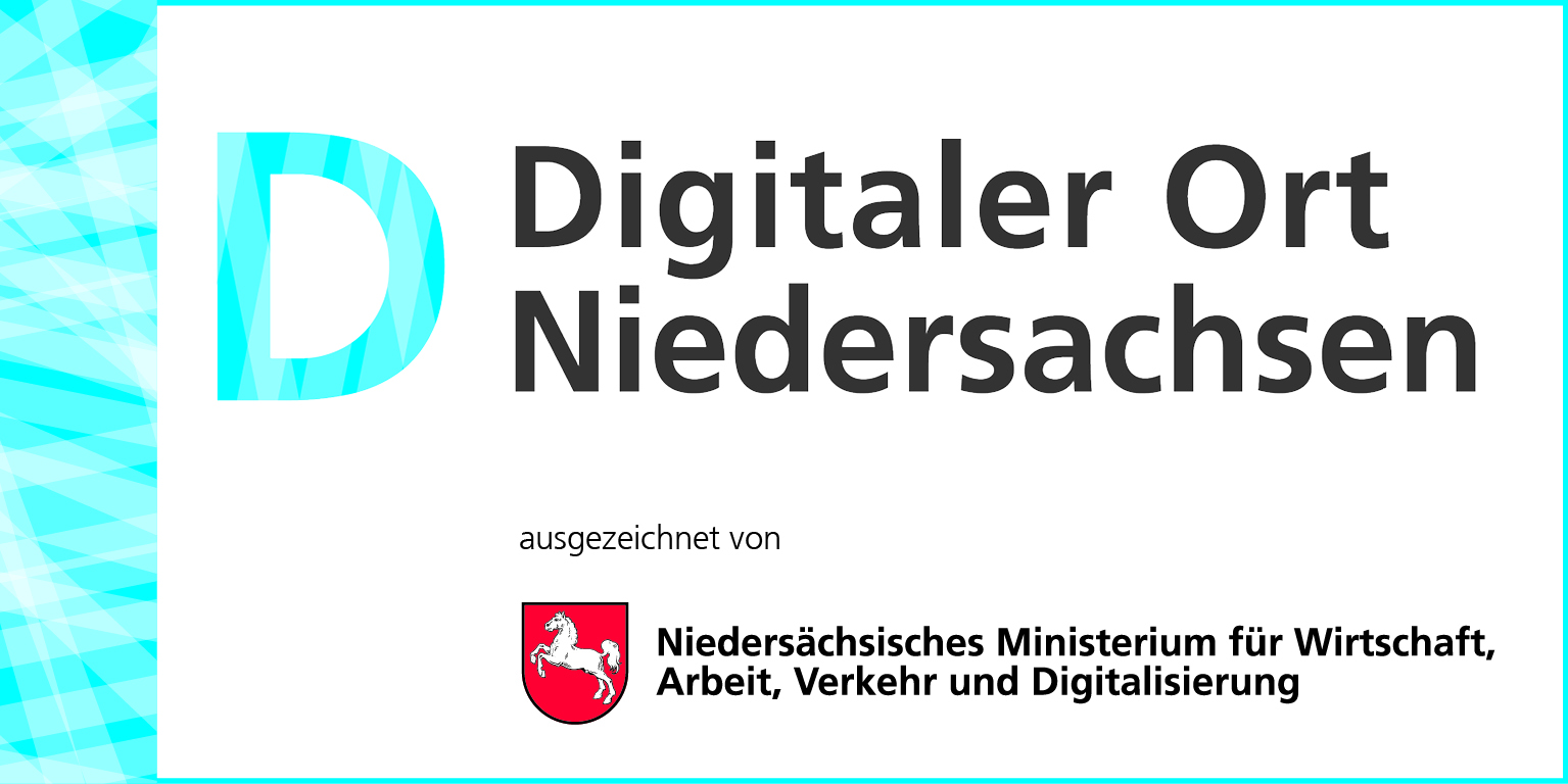 Logo der Auszeichnung für digitale Orte in Niedersachsen